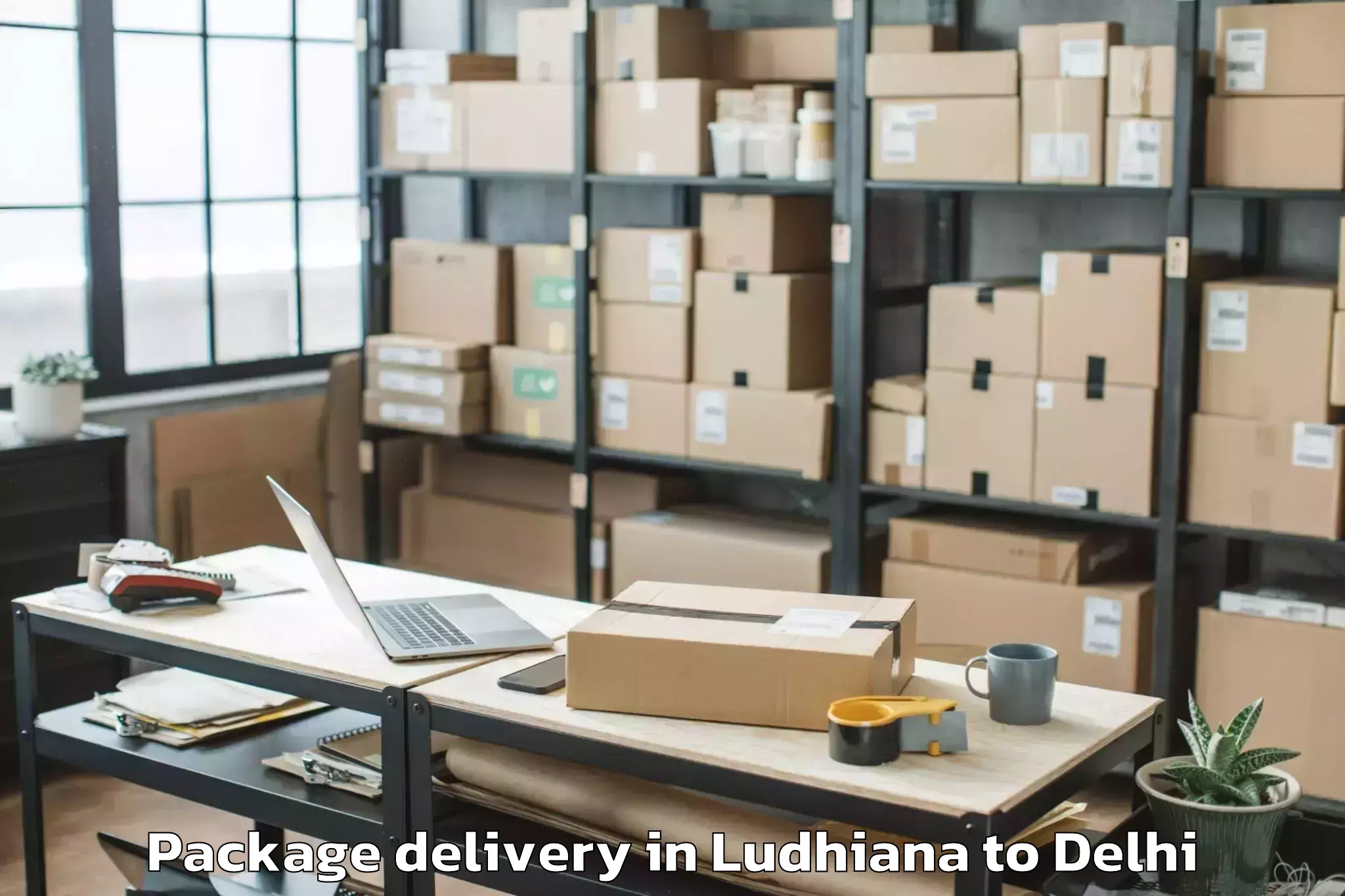 Quality Ludhiana to Defence Colony Package Delivery